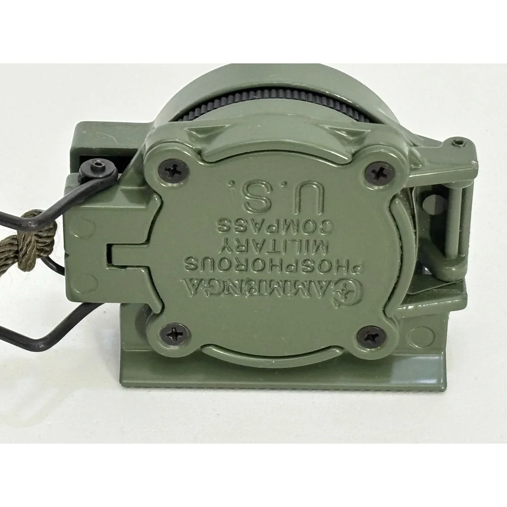 Cammenga Phosphorous US‎ Military Compass Green Shockproof Lensatic Waterproof